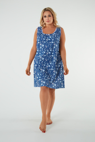 Нощница с лалета, широка презрамка Италианска мода - принт 