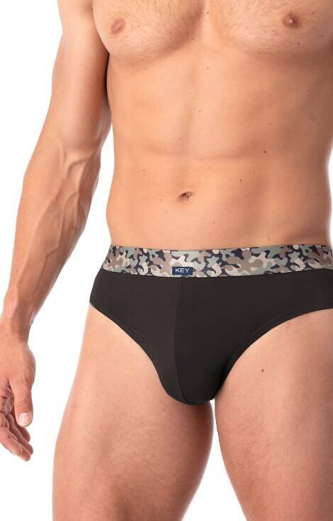 MPP 240 B25 Bamboo Мъжки слипове 2 бр. Ключ черно-зелен