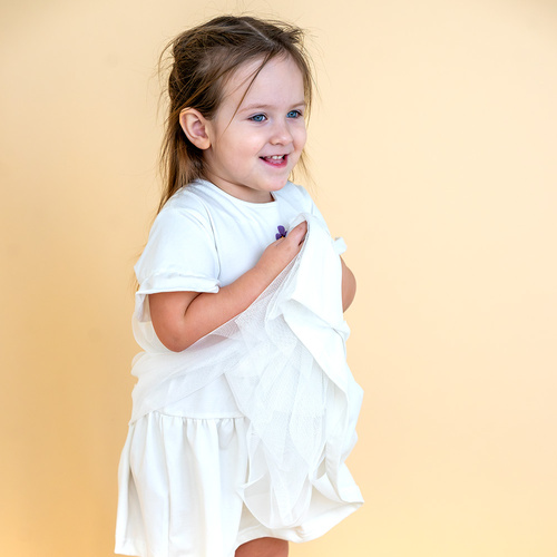 Рокля от тюл Meadow Eevi - екрю