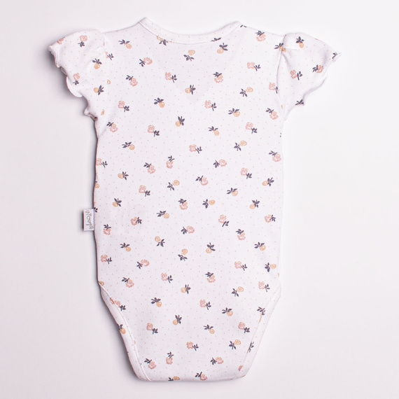 Бебешко боди с къс ръкав и цветен принт – Nicol, 220094