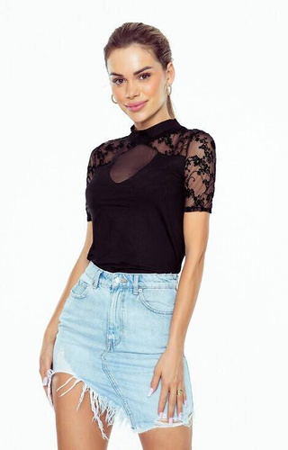 Дамска блуза Rubina Eldar - черна