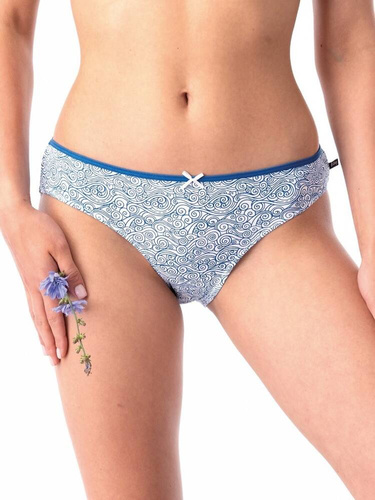 LPR 723 A'2 Дамски слипове 2 пакета Key, тъмносиньо и бяло