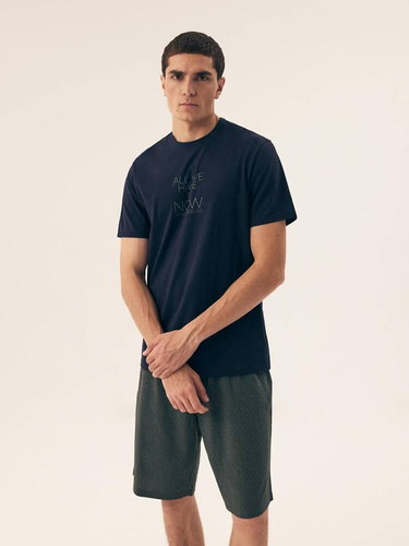 42632 Премиум мъжка пижама Dreamer Henderson - тъмносиня