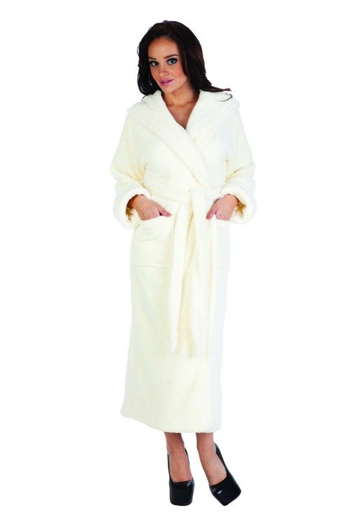 807 Дълъг дамски халат Luna II Forex - екрю