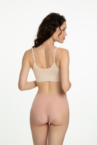 Mousse Maxi Panties Julimex peach - безшевни дамски бикини, невидими под дрехите