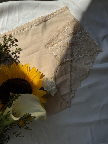 530 Iness Панталони с висок ръст De lafense - бежов