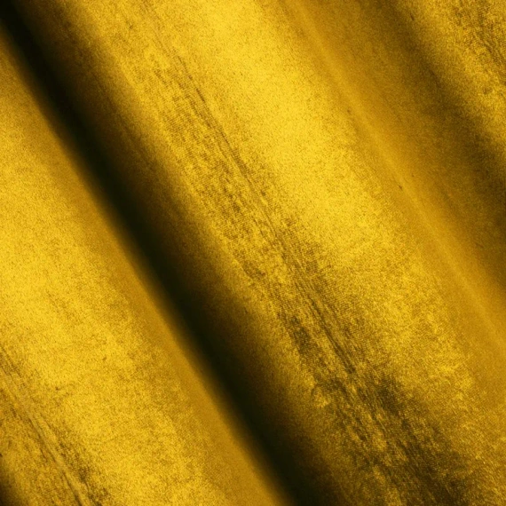 Тейлър кадифена завеса готова на лента Design91 горчица