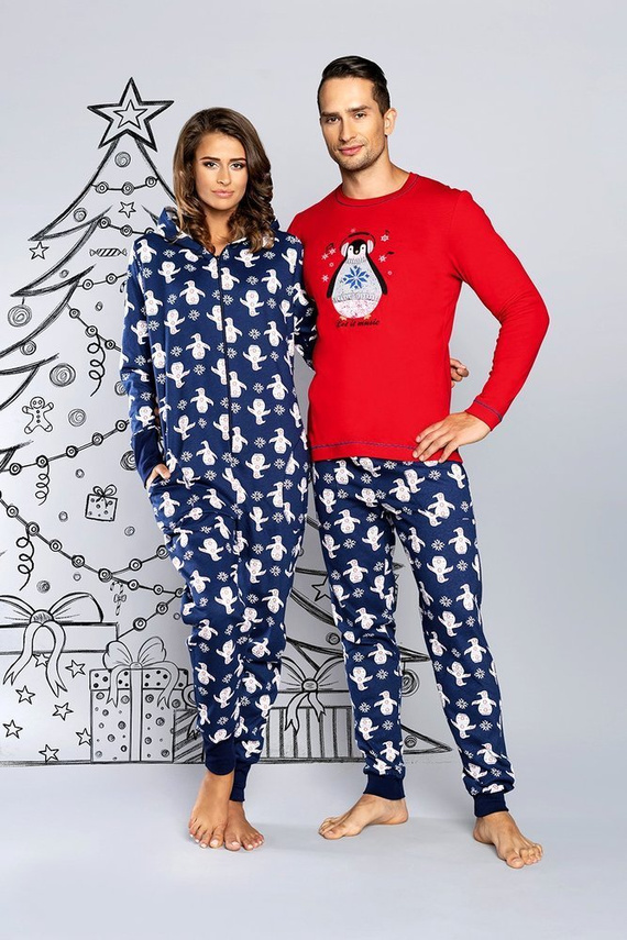 Дълъг дамски гащеризон Nana Италианска мода - червен 