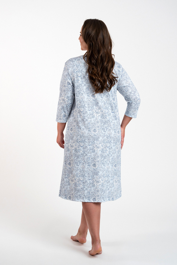 Нощница Antonia Италианска мода - син принт