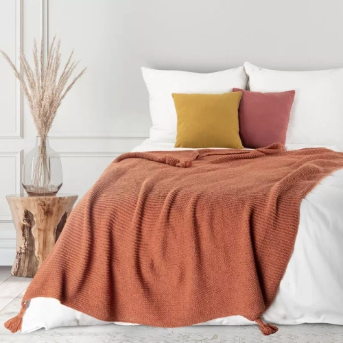 Каре 1 Кувертюра с ресни, европердета, керемидено червено