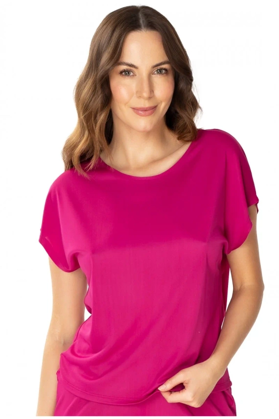 86683 Larisa Пижама блуза Чайка фуксия