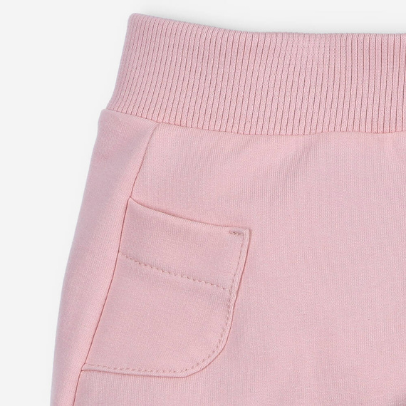 ABN-4517/PUR Спортни панталони с джоб от органичен памук Nini, прахообразно розово