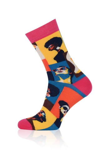 S171D Donna Дълги чорапи Италианска мода - розово 