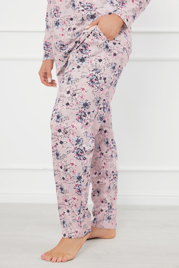 Toliana Дамска пижама с дълъг ръкав и дълъг панталон Италианска мода 