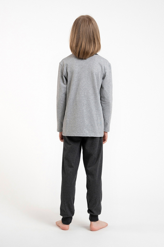 Morten Пижама за момчета Италианска мода melange/c.меланж 