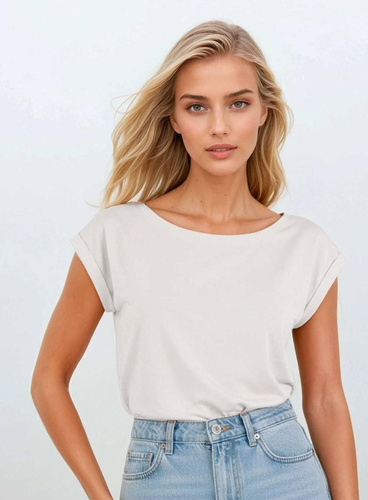 Дамска тениска Norilla Eldar 95% памук свободна лодка ръкав