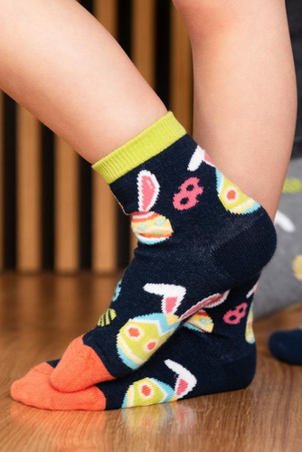 Арт.014 Детски чорапи Happy Ester Steven - 035 тъмносини