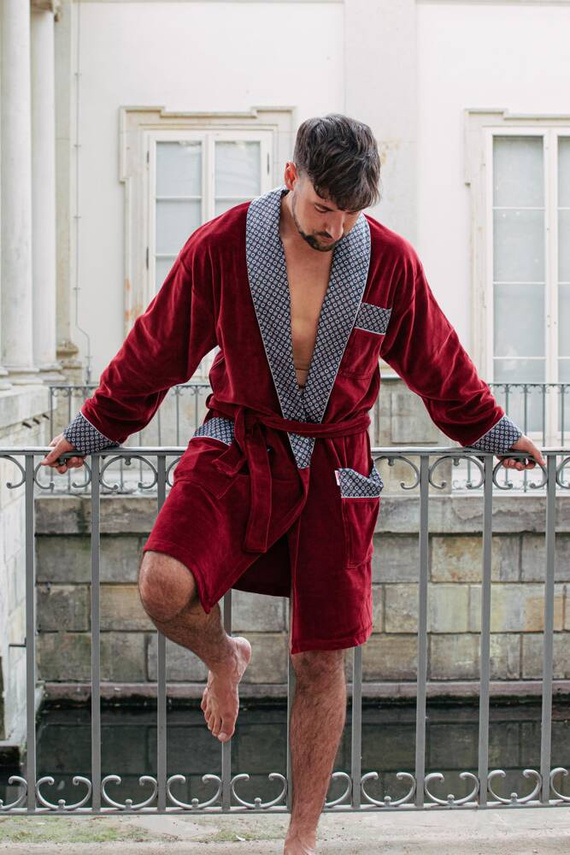 772 Мъжки халат Bonjour Forex - бордо