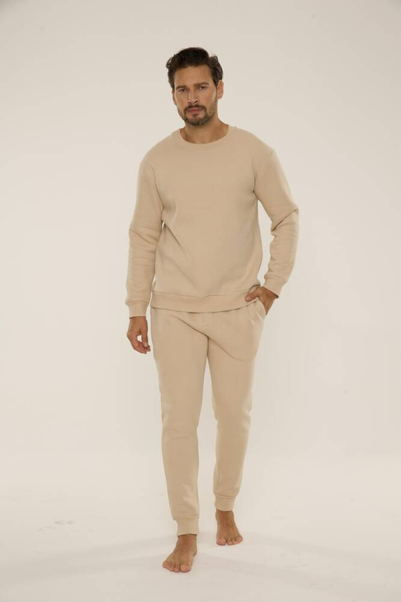 813 Indigo Мъжки спортен костюм от De Lafense - пясъчен