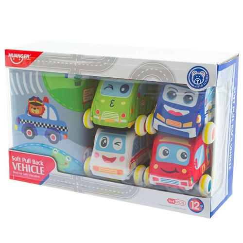 EBZHE0219 Zabawka miękkie samochodziki Eurobaby