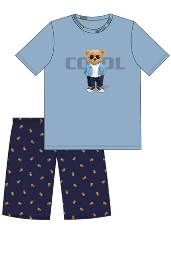 789/119 790/119 Момчешка пижама Cool Cornette, синя