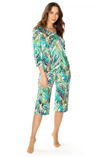 86656 Малага Дамска пижама Чайка зелена