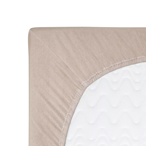 Втален чаршаф от трико Constance KARO - бежов 018