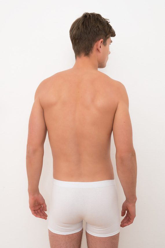 Мъжки боксерки Apollo Италианска мода - бели