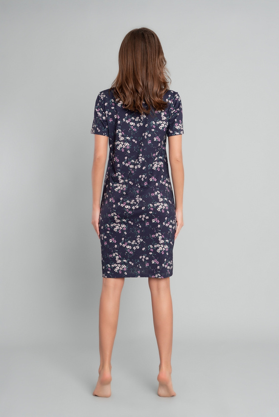 Evita нощница с къс ръкав Италианска мода - принт