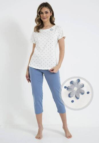 436 Дамска пижама Cana ecru