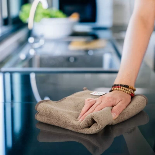 Микрофибърна кухненска кърпа Tala Design 91 кафява