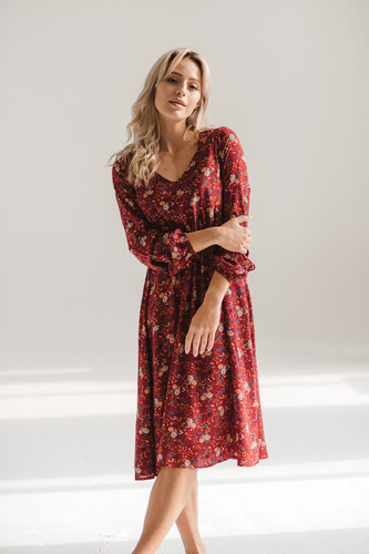 Lovely Dress Midi sukienka ciążowa i do karmienia Milk&Love błękitny