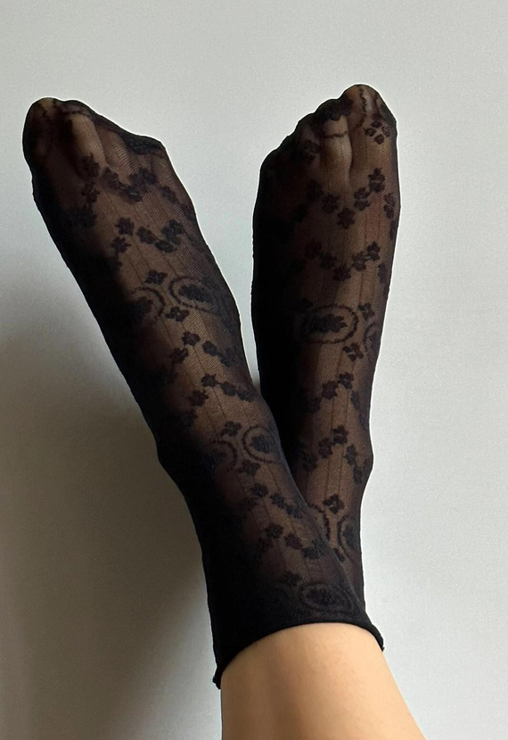 Чорапи Fabienne Vaneziana - черни