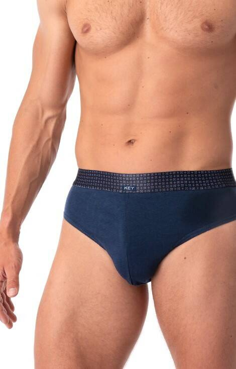 MPP 237 B25 Slipy męskie 2-pak Key - czarny-granatowy