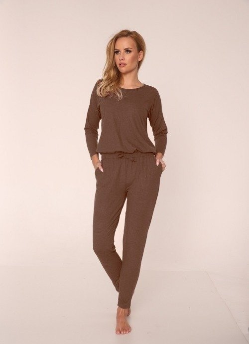 305 Дамски пижамен костюм Paula - Mocca