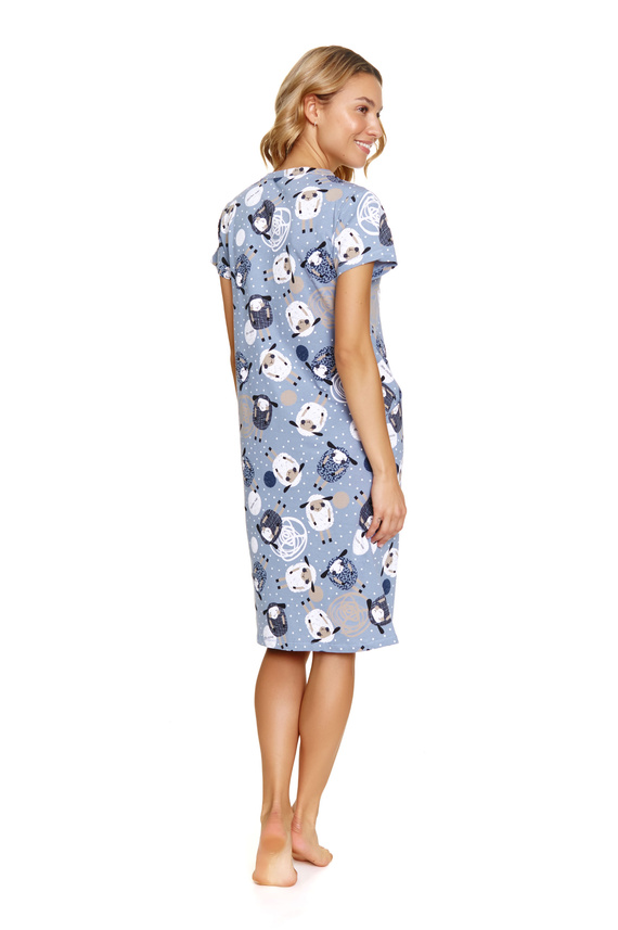 5271 Нощница за бременни и кърмачки Doctor Nap - овче (синя)