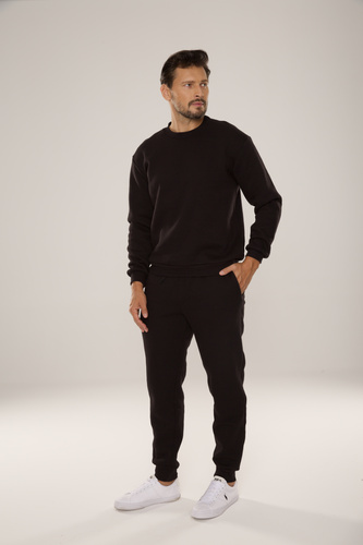 813 Indigo Мъжки спортен костюм от De Lafense - черен