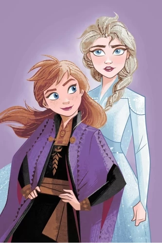 Frozen Frozen Anna Elsa Микрофибърно одеяло детско каре Jerry Fabrics