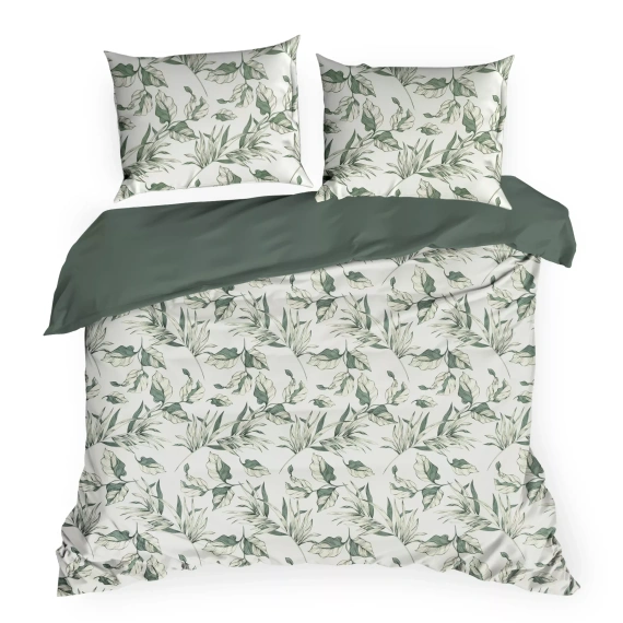 Спално бельо Donna Design 91 с цветя двулицево меко с цип