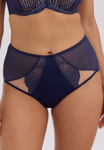 GFP 1365 Brigitta Gaia Дамски дантелени бикини в тъмносиньо, комфорт