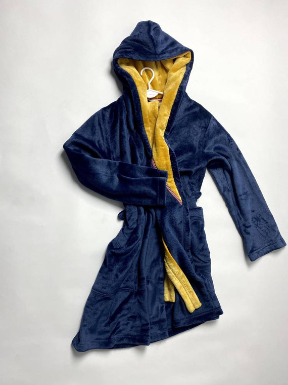 627 Soraya Дамски къс халат Forex - морско синьо / мед