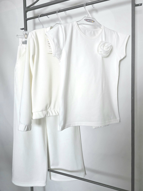 Детска блуза Róża Bambarillo джърси с тюлена роза