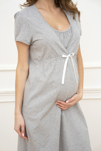 Риза за бременност и кърмене Joy Италианска мода - меланж