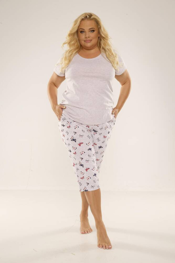 483 Mariposa Forex Пижама за жени - бежов меланж