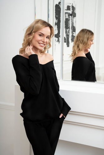 Karina Дамски суитшърт Fashion - черен 