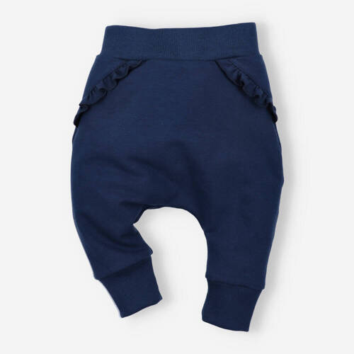 ABN-4518/GRASnini Спортен панталон от органичен памук, тъмносин