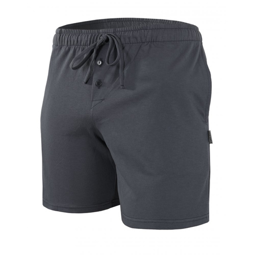 Къс пижамен панталон Milo 2 Sesto Senso, гладък, графитен