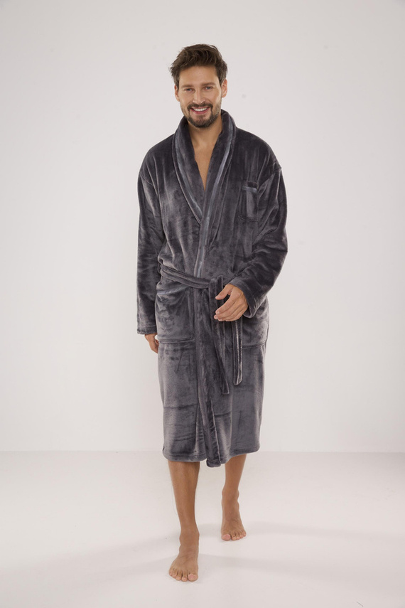 716 Мъжки халат Rafael De lafense - графит