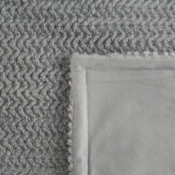 Ларис Одеяло, микрофибърно покривало, европердета, сребро