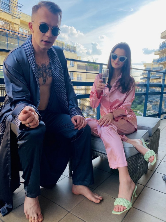 934 Classic Forex дамска пижама - розова/розова